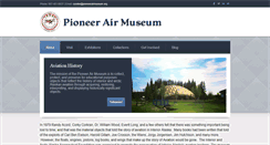 Desktop Screenshot of pioneerairmuseum.org
